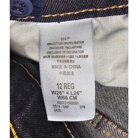 514 levis 12 regular boys a - Picture 3 of 7